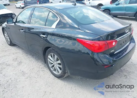 2015 Infiniti Q50 Premium from USA, damaged, VIN JN1BV7AR0FM403450